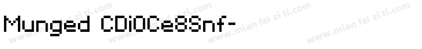 Munged CDi0Ce8Snf字体转换